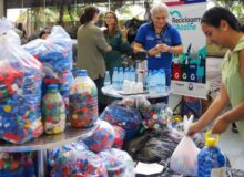 Aleam mantém pontos para coleta de recicláveis e frascos destinados a ações sociais