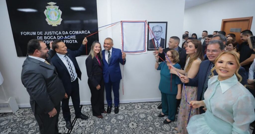 Novo fórum de Justiça é inaugurado durante aniversário de Boca do Acre