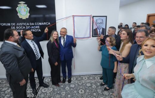 Novo fórum de Justiça é inaugurado durante aniversário de Boca do Acre
