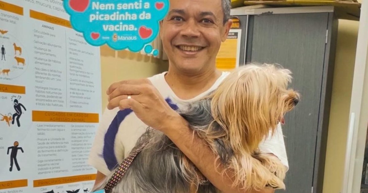 Manaus oferece vacinação antirrábica em unidades fixas e visitas domiciliares